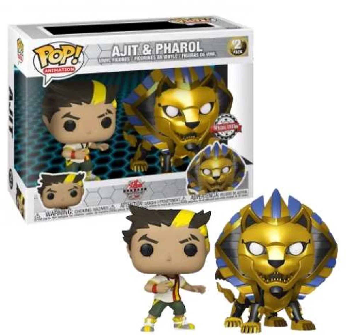 Funko Pop! Bakugan Ajit & Pharol 2-Pack - Multi