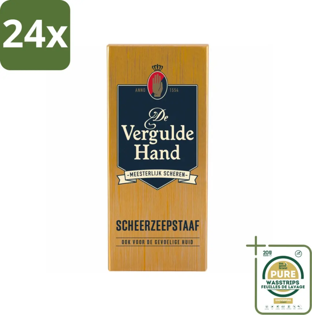 Vergulde Hand Scheerzeepstaaf 75g