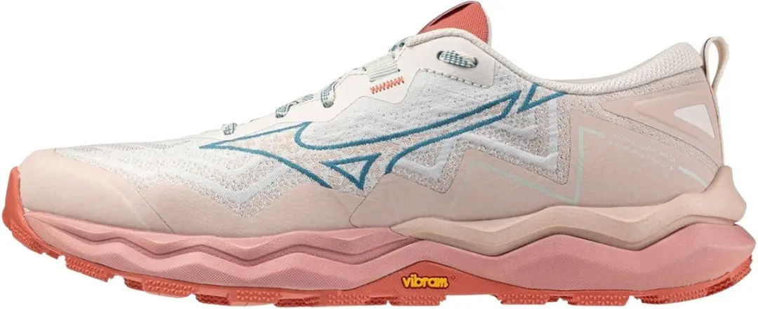 Mizuno Wave Daichi 9 Trailrunningschoenen Dames - 38 - Roze/Grijs/Blauw