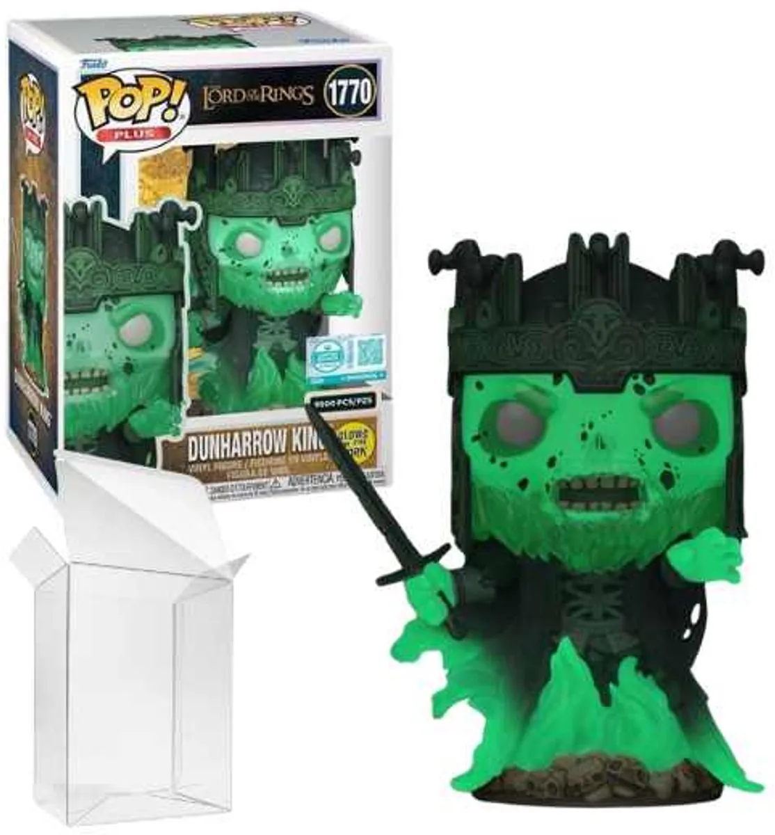 Funko Pop! Plus Lord of the Rings Dunharrow King #1770 Glow-in-the-Dark