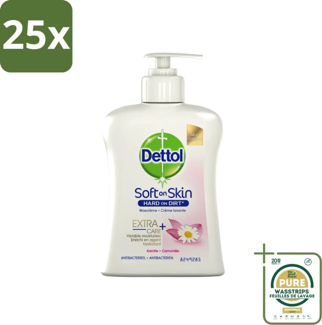 Dettol Antibacteriële Handzeep Kamille 250ml - 25 Stuks - afbeelding 3 van 4