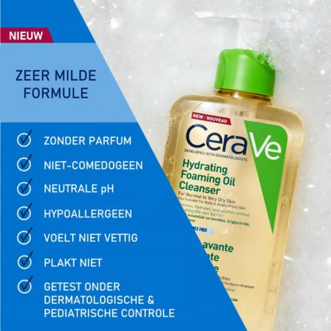 CeraVe Schuimende Reinigingsolie 236ml - 3 Stuks