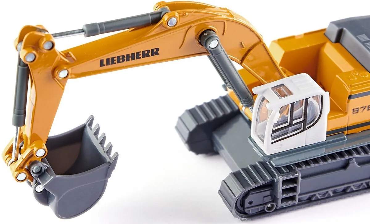 SIKU 1874 Liebherr Hydraulische Graafmachine 1:87 - Geel