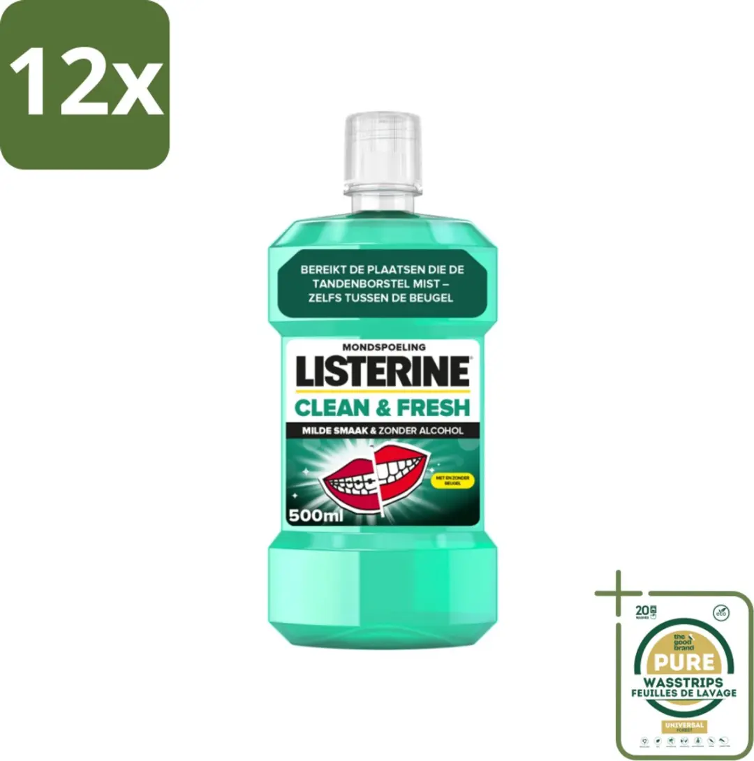 Listerine Clean & Fresh Mondwater 500ml