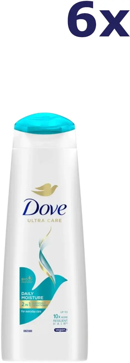 Dove Daily Moisture Shampoo 2-in-1 250ml