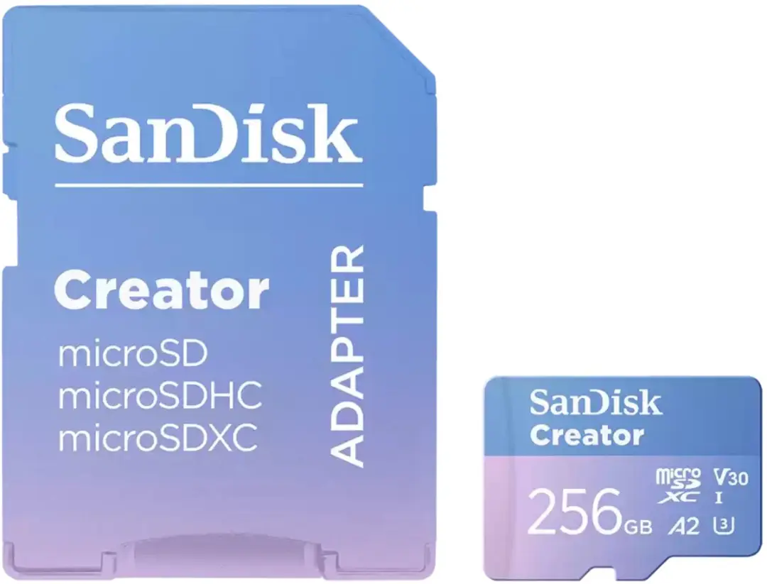 SanDisk Creator microSDXC SDSQXAV-256G-GN6MS - 256GB