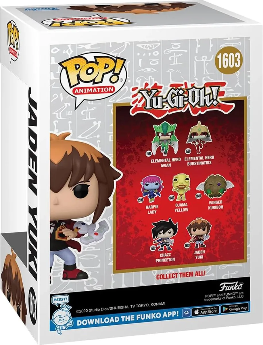 Funko Pop! Yu-Gi-Oh! Jaden Yuki 76528 - Meerkleurig