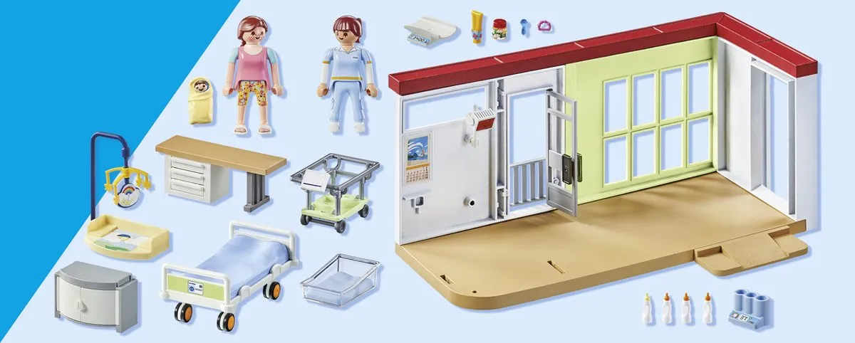 Playmobil My Life Kraamafdeling 71616 - Multicolor