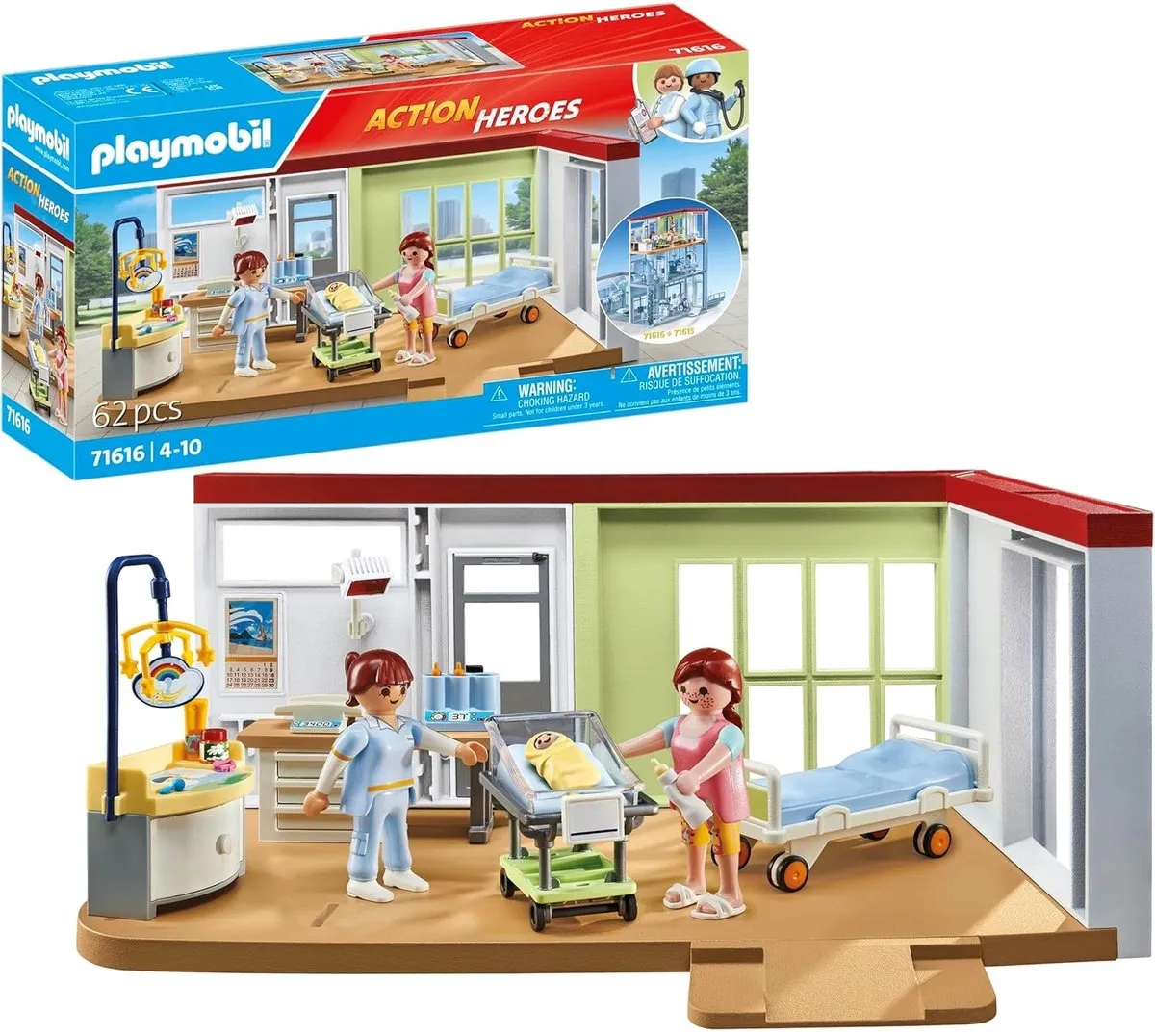 Playmobil My Life Kraamafdeling 71616 - Multicolor