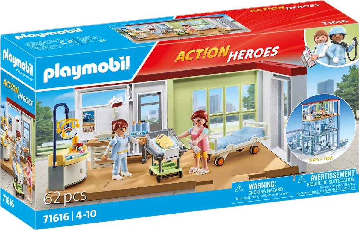 Playmobil My Life Kraamafdeling 71616 - Multicolor