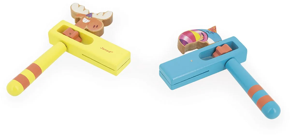 Janod Speelgoed Ratelaar Applepop Multicolor