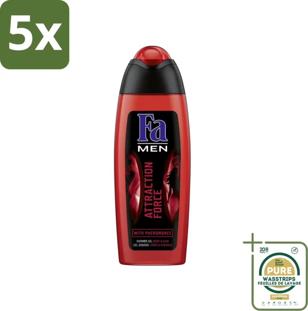 Fa Attraction Force Douchegel Mannen 1250ml