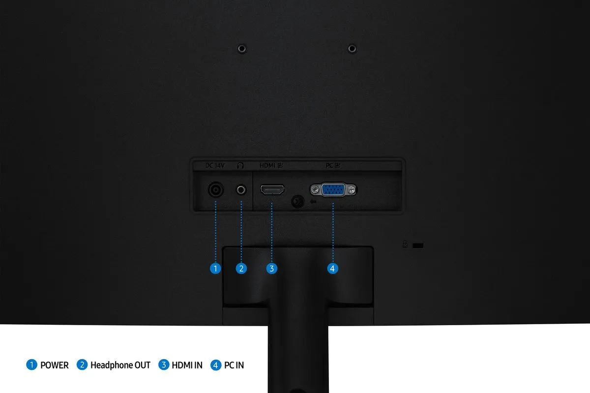 Samsung LS27D396GAUXEN Gaming Monitor 27" - Full HD - Zwart