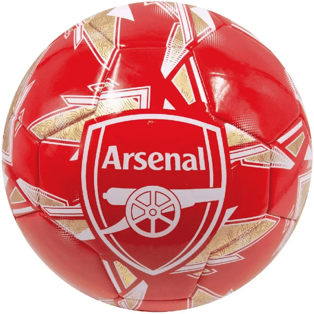 Van der Meulen Arsenal Bal Spark Rood/Goud - Maat 5