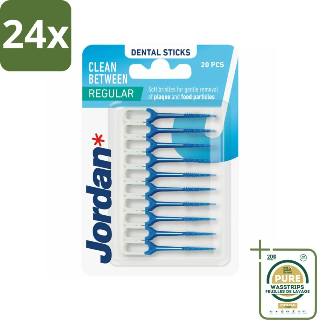 Jordan Clean Between Sticks Regular 24 Stuks
