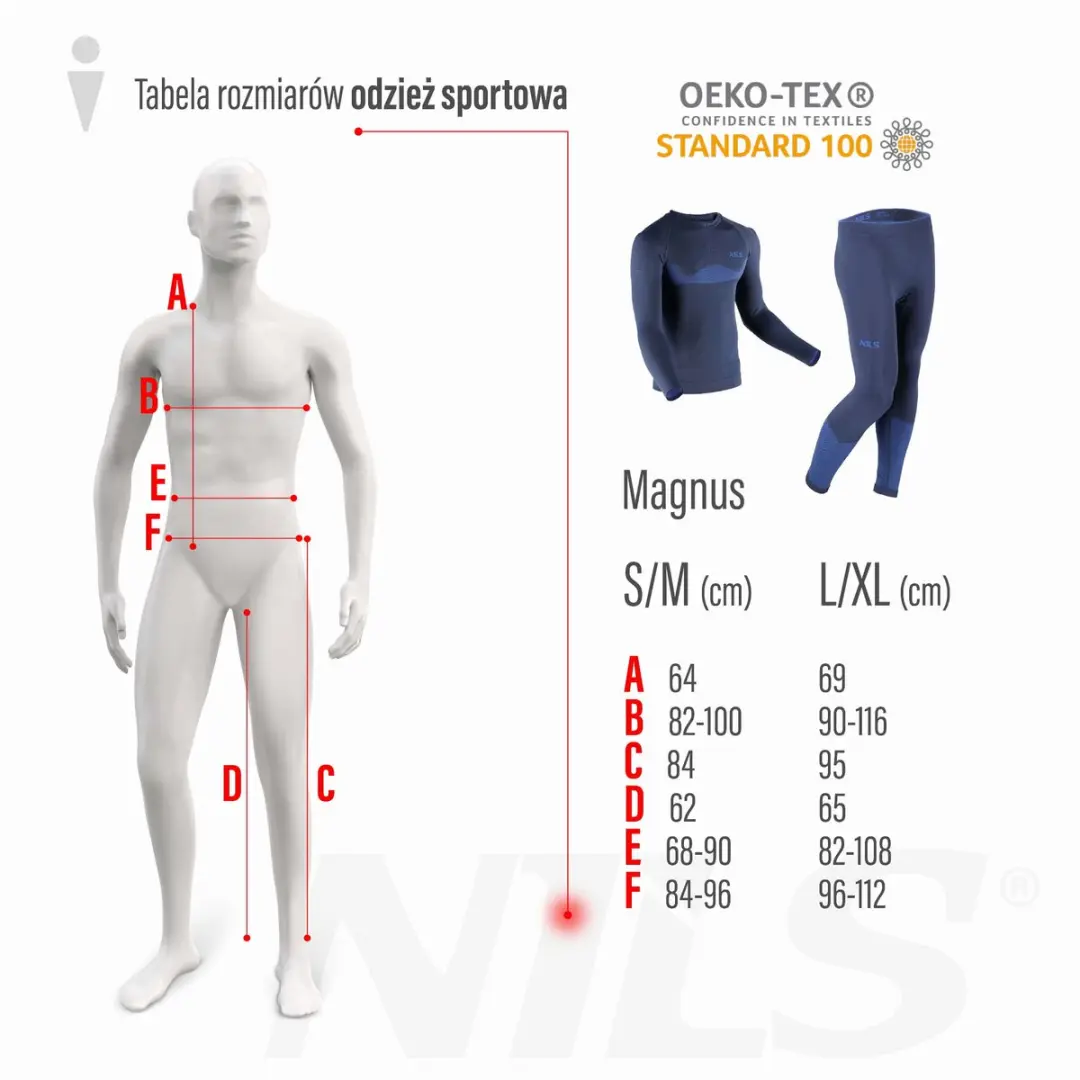 Nils Magnus Thermo Ondergoed Set Blauw
