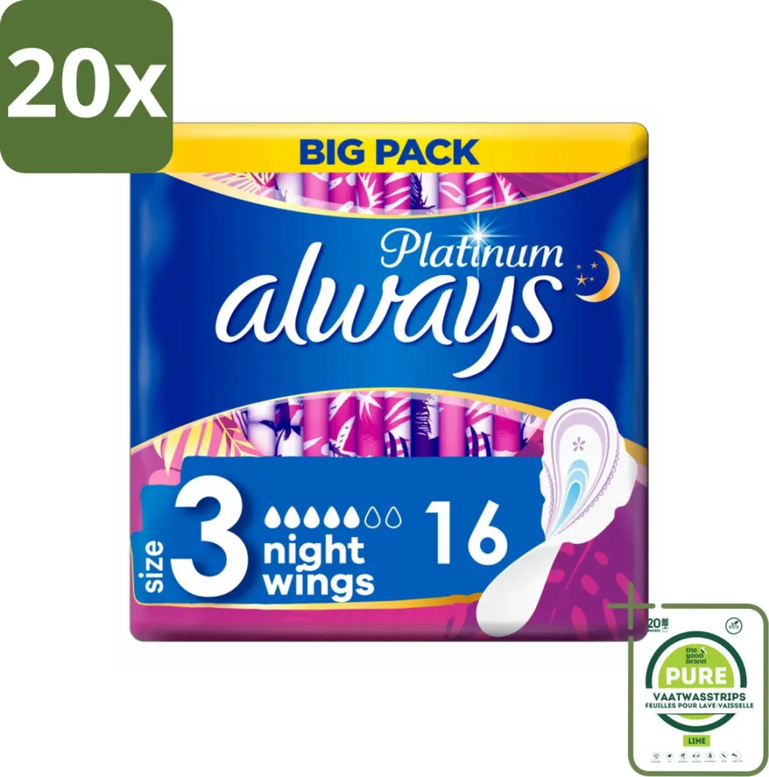 Always Platinum Ultra Night Maandverband