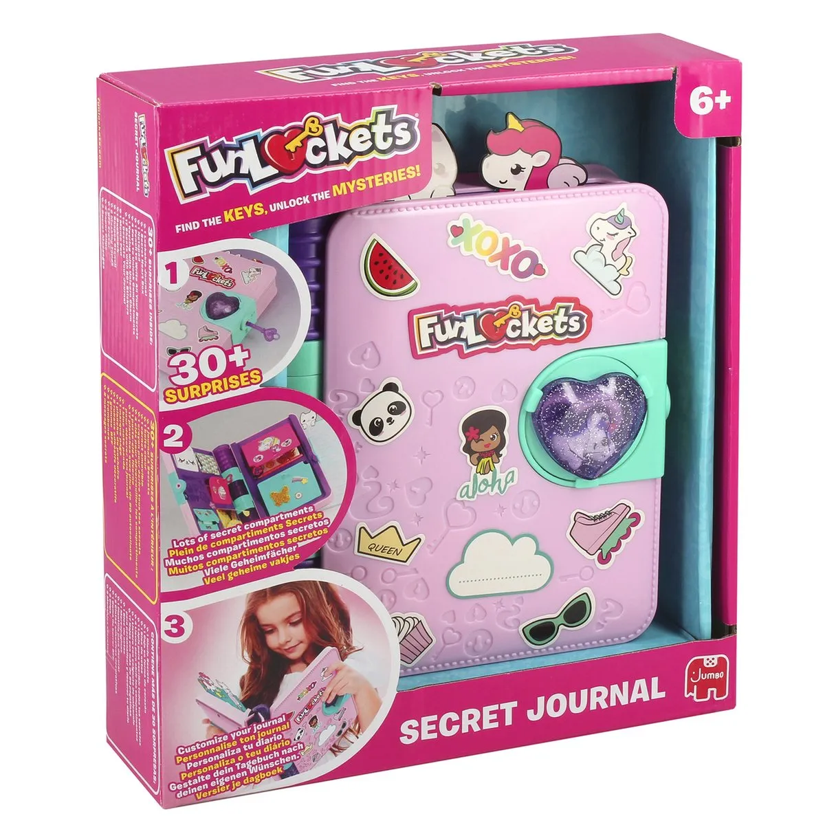 Jumbo FunLockets Secret Journal