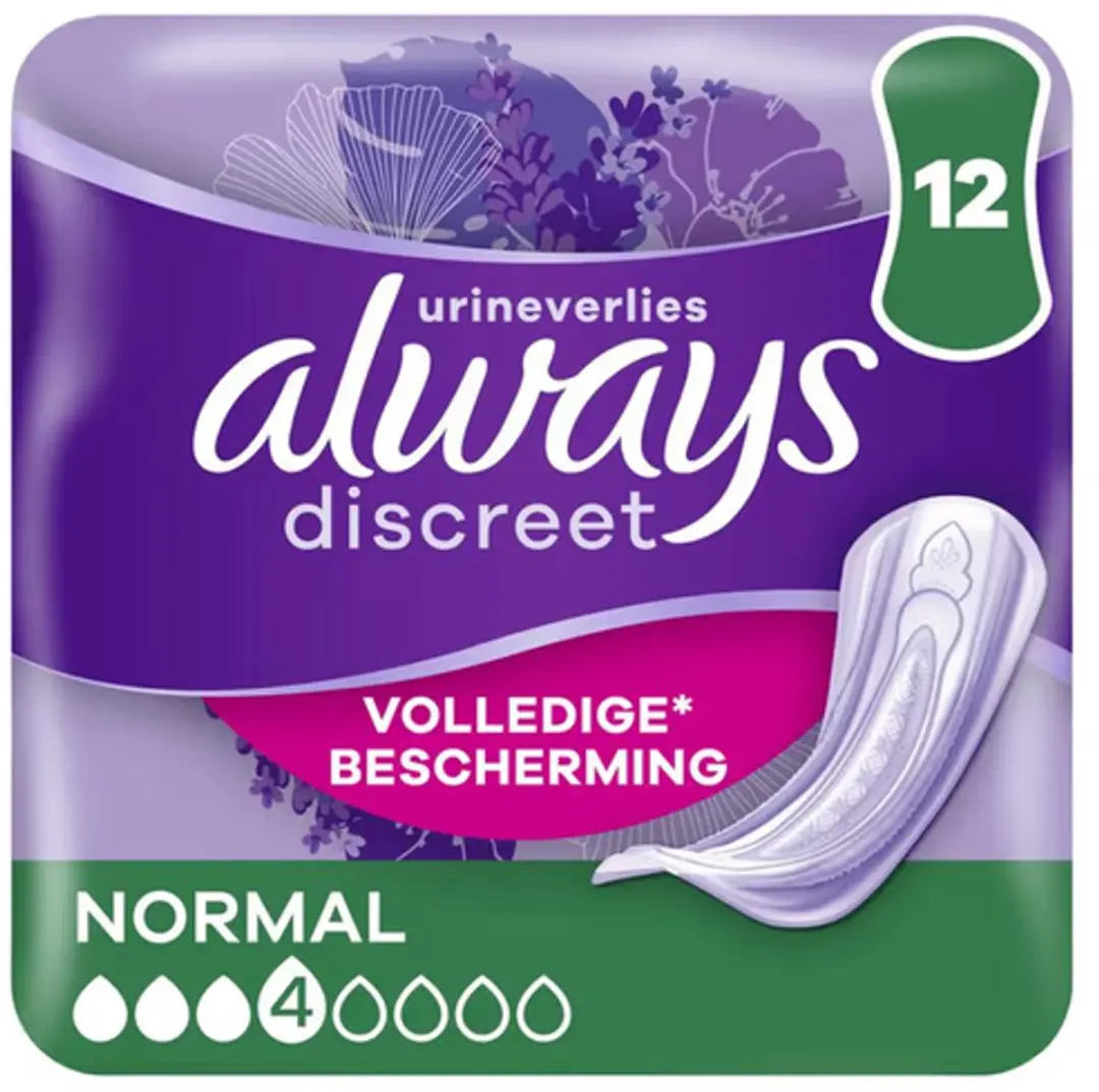 Always Discreet 3 Normal Verbanden 48 Stuks