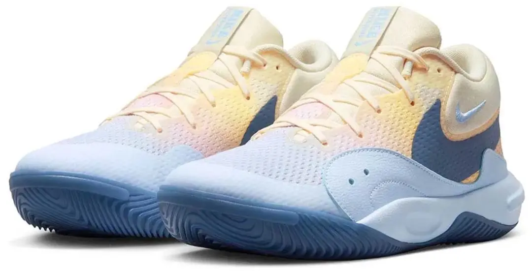 Nike Hyperquick Se Basketbalschoenen HF3240-102 - 37.5 - Coconut Milk/Diffused Blue