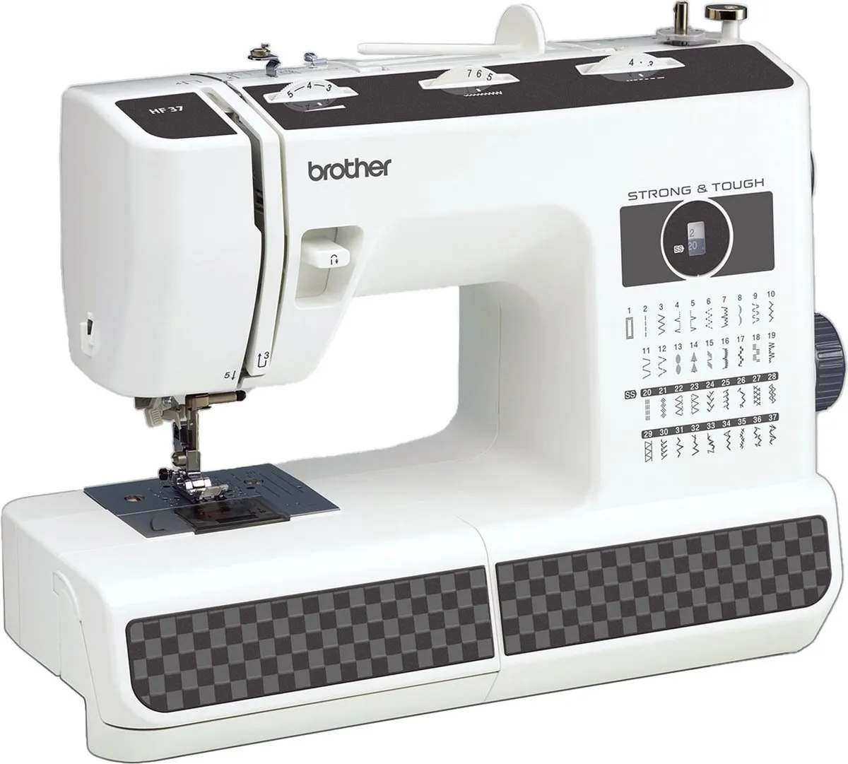 Brother HF37 Mechanische Naaimachine - 37 Stiksels - Wit