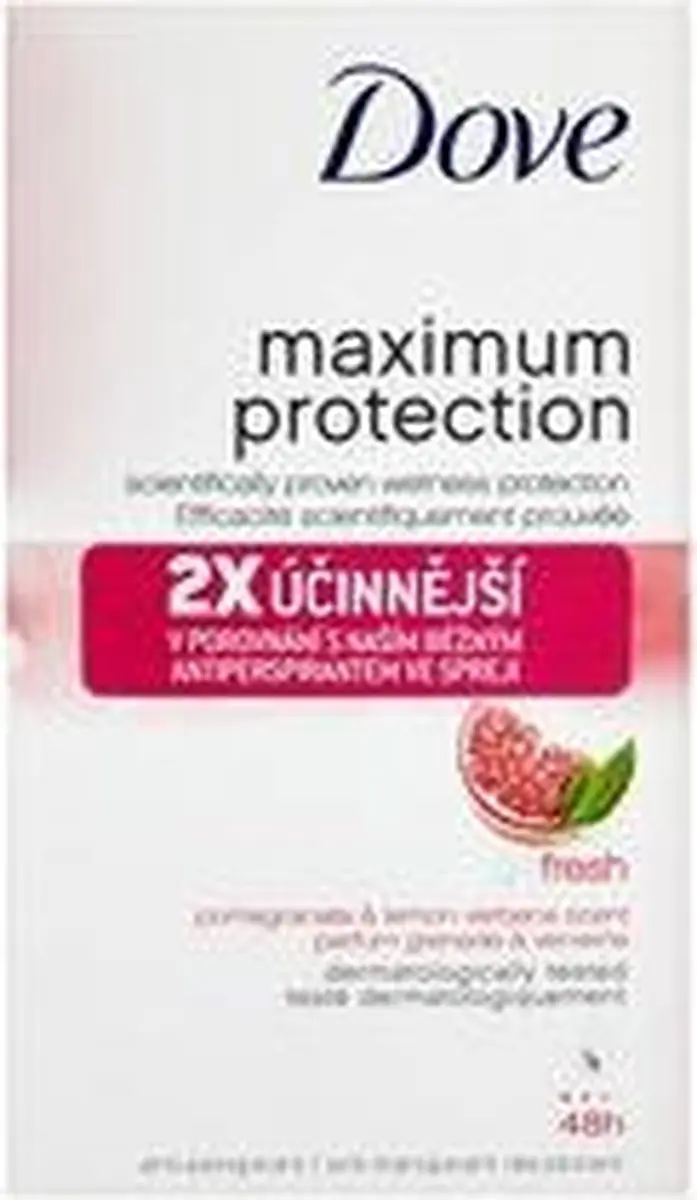 Dove Women Maximum Protection Pomegranaat Deo Stick 45ml - afbeelding 4 van 6