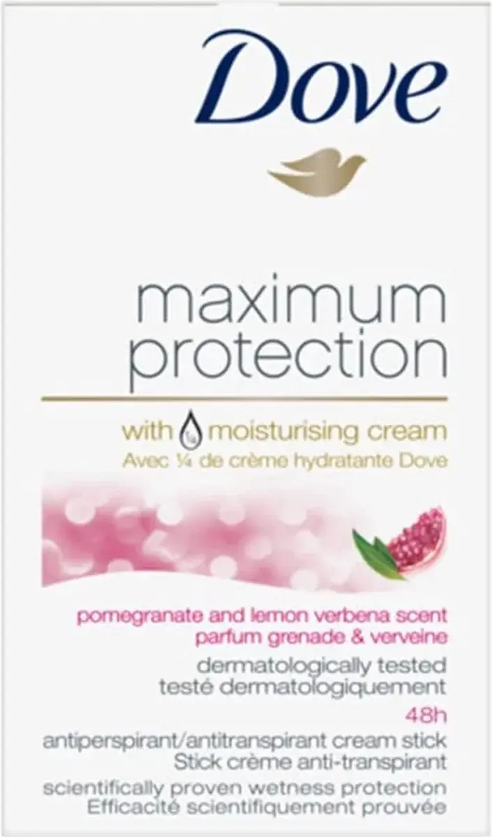 Dove Women Maximum Protection Pomegranaat Deo Stick 45ml