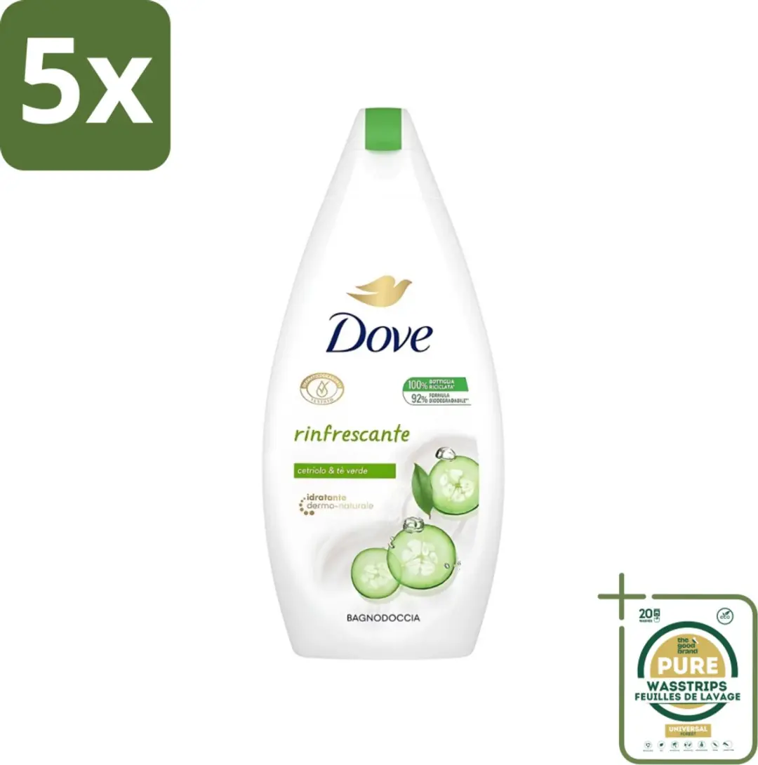 Dove Refreshing Douchegel Komkommer & Groene thee 2250ml