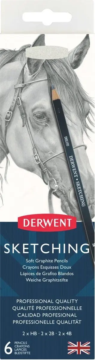 Derwent Sketching 6 Potloodset