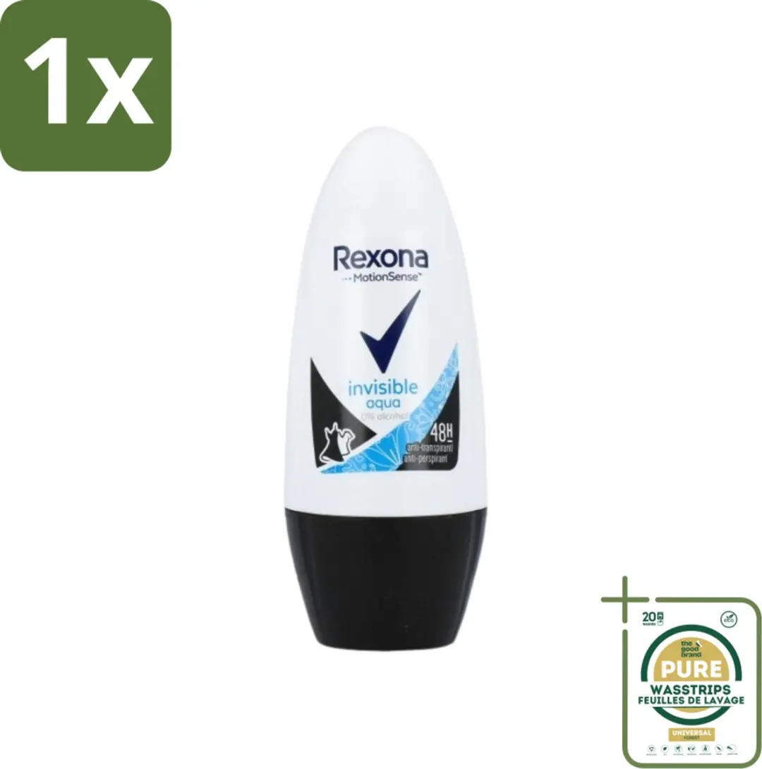 Rexona Invisible Aqua Deo Roller 50ml