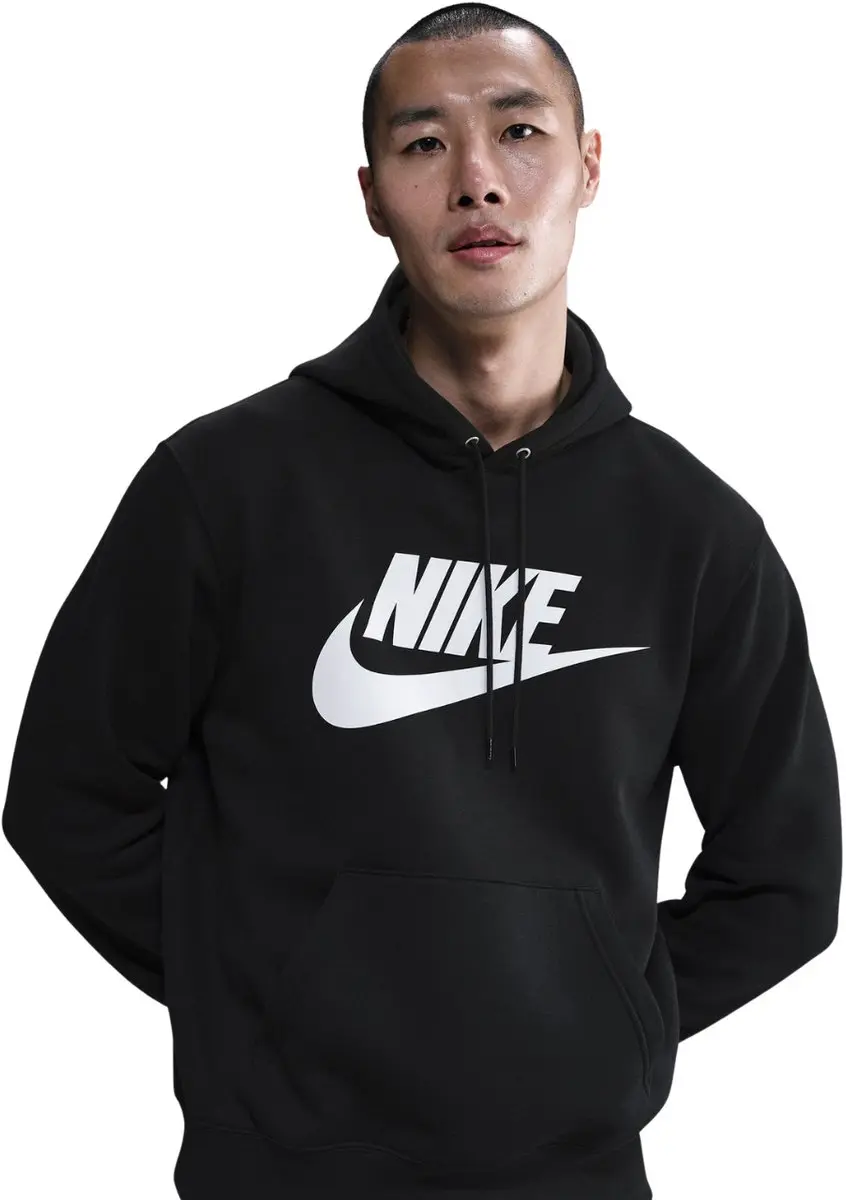 Nike Club BB PO Hoodie Heren - M - Zwart