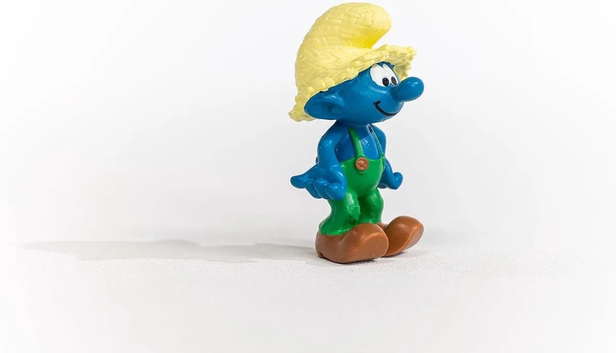 Schleich Boerensmurf 20837 - Blauw - afbeelding 6 van 6