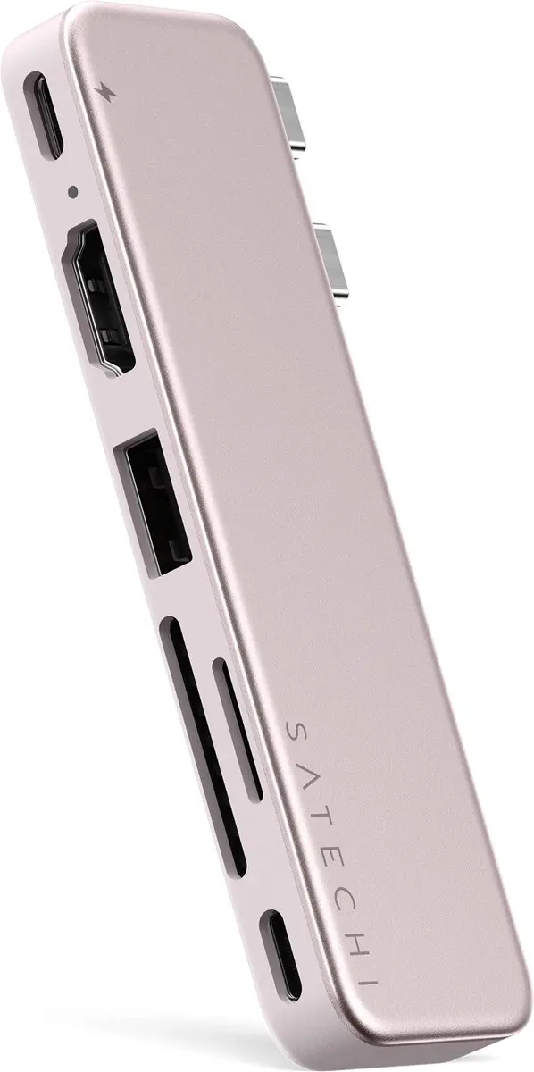 Satechi USB-C Snap Hub Neo 13 ST-HUSNP - HDMI 4K - Roze
