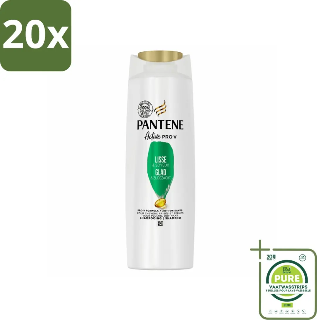 Pantene Glad & Zijdezacht Shampoo 20x225ml