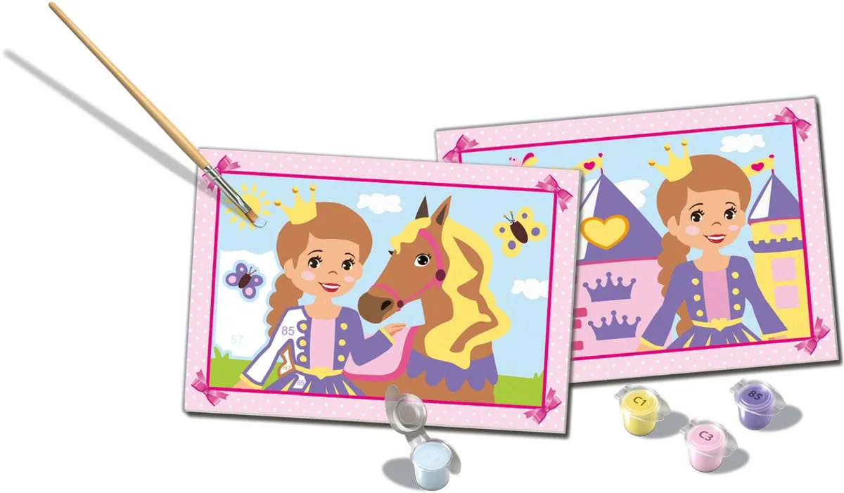 Ravensburger CreArt Junior Kleine Prinsessen - Meerkleurig