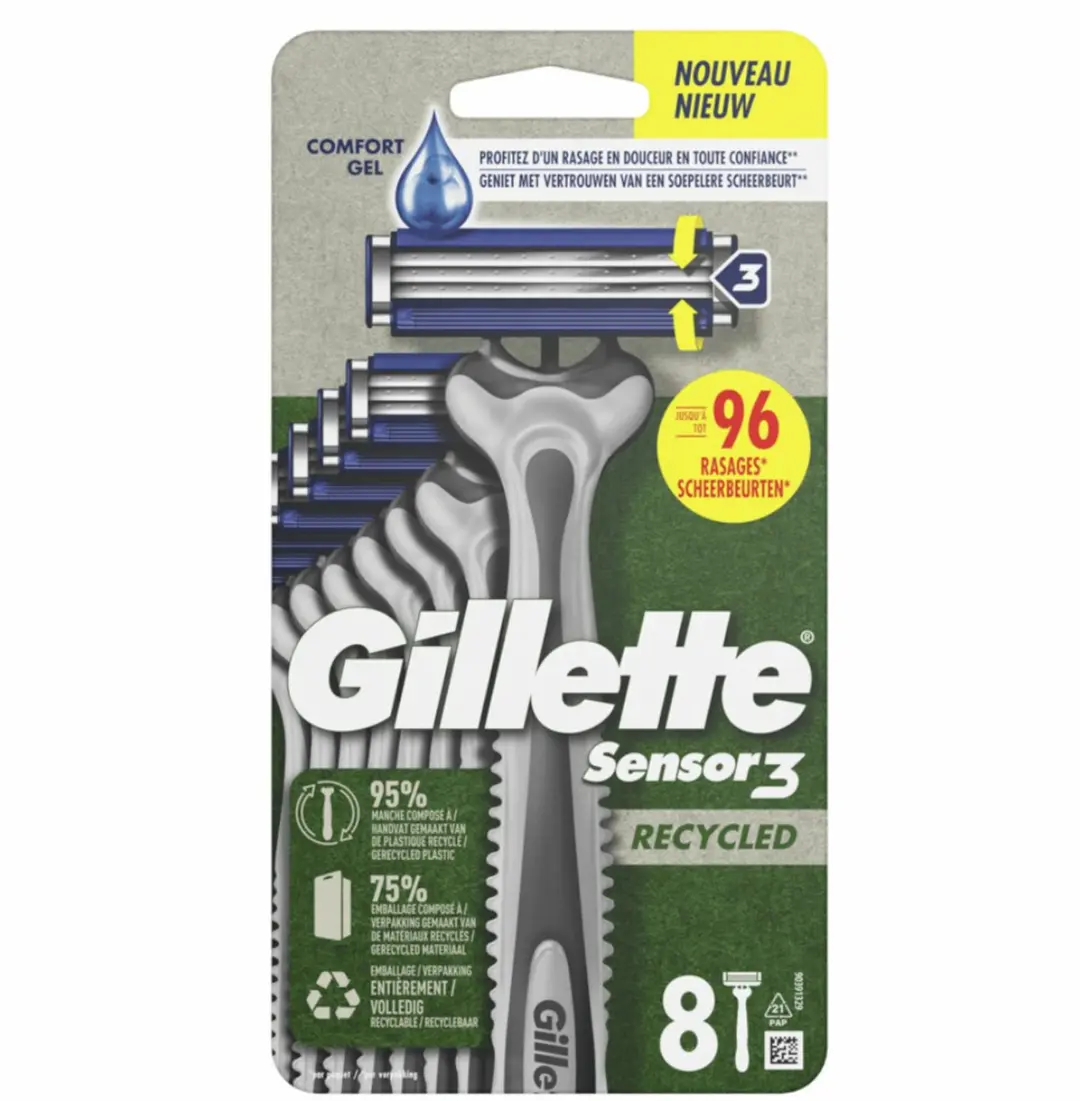 Gillette Sensor3 Wegwerp Scheermesjes 8 Stuks