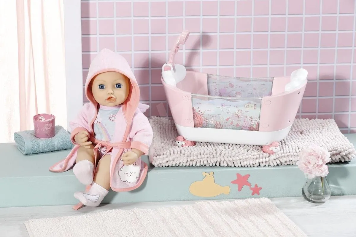 Baby Annabell Deluxe Badtijd Poppenkleding 43cm - Multicolor