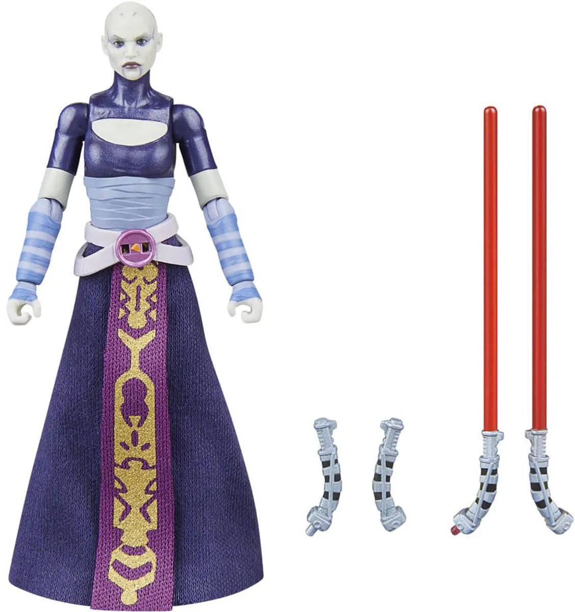 Star Wars The Clone Wars Vintage Asajj Ventress Action Figuur 10cm - HASG0932 - Multi