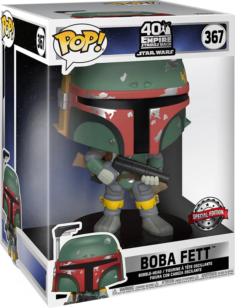 Funko Star Wars Boba Fett Pop! 10 inch - 49239 - Veelkleurig