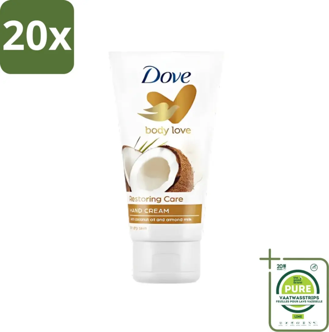 Dove Handcrème Kokos & Amandel 75ml
