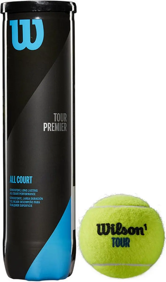 Wilson Tour Premier All Court Tennisballen - 4 Stuks