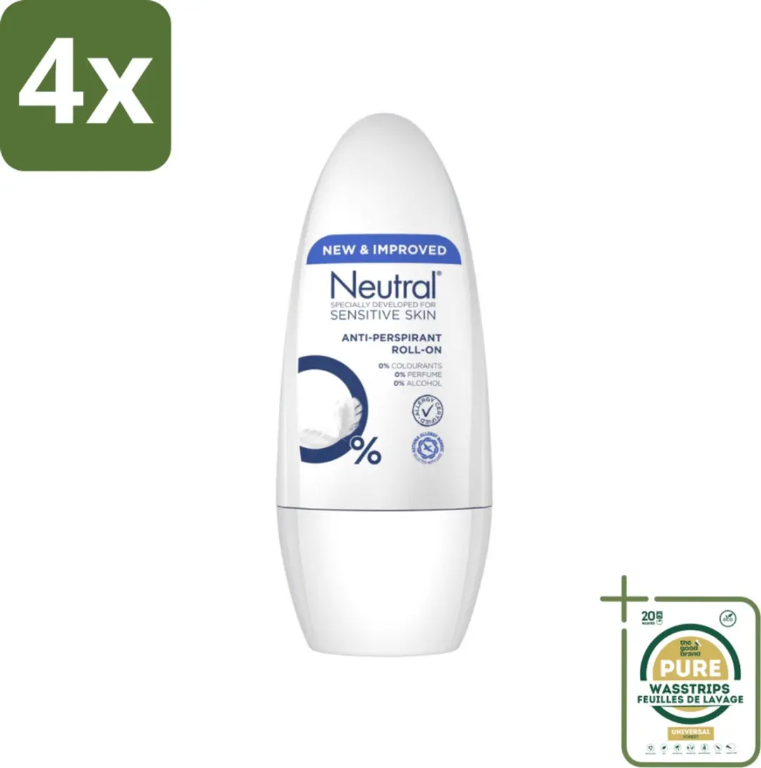 Neutral Deodorant Roller Gevoelige Huid 0% Parfum