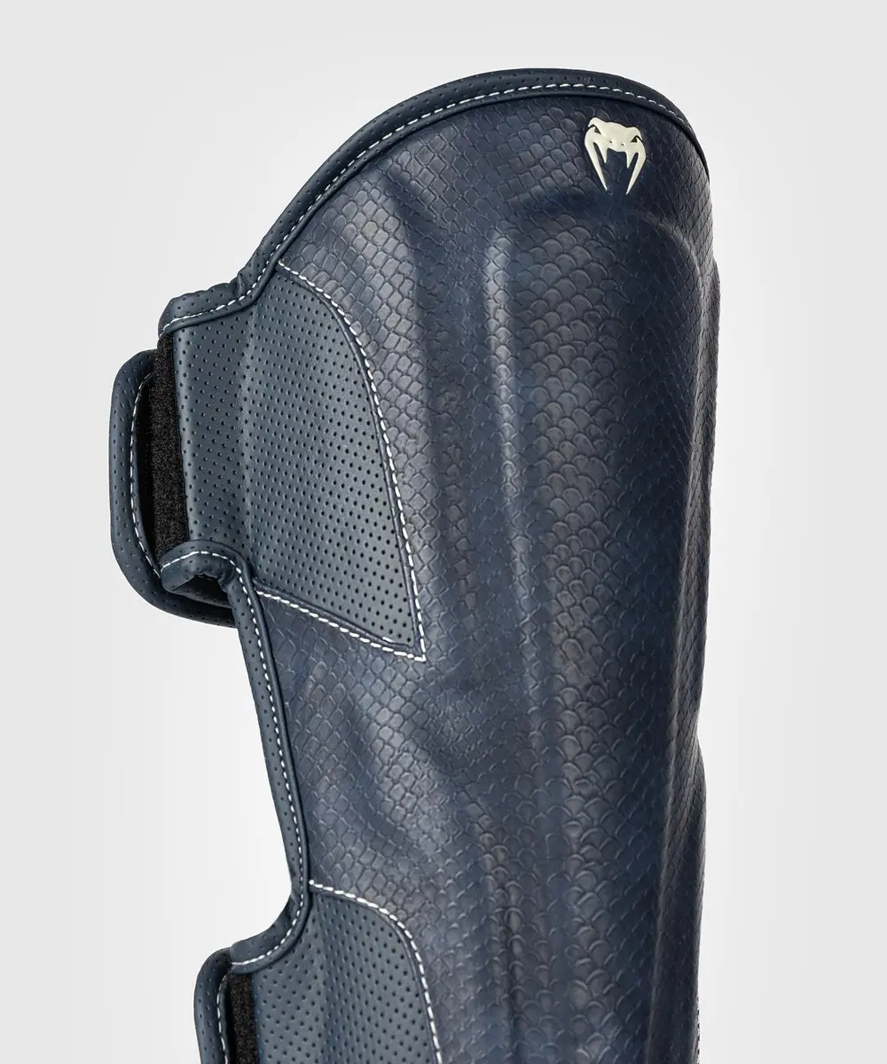 Venum Impact Evo Scales Kickboks Scheenbeschermers - M - Midnight Blue