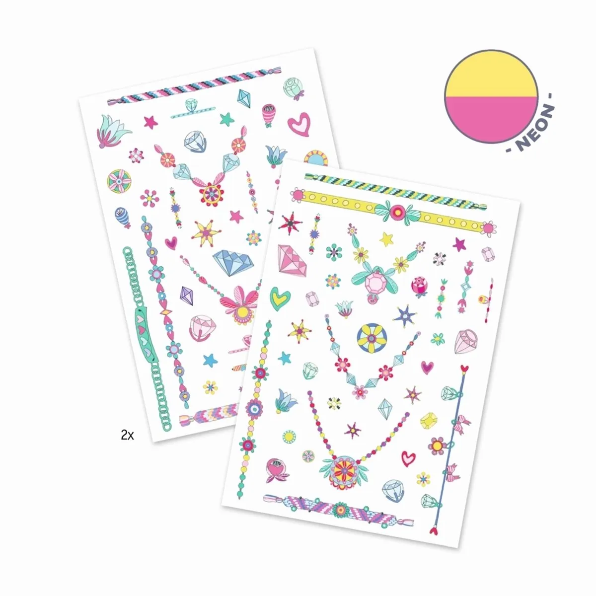 Djeco Tatoeages Juwelen van Jenni - Multicolor