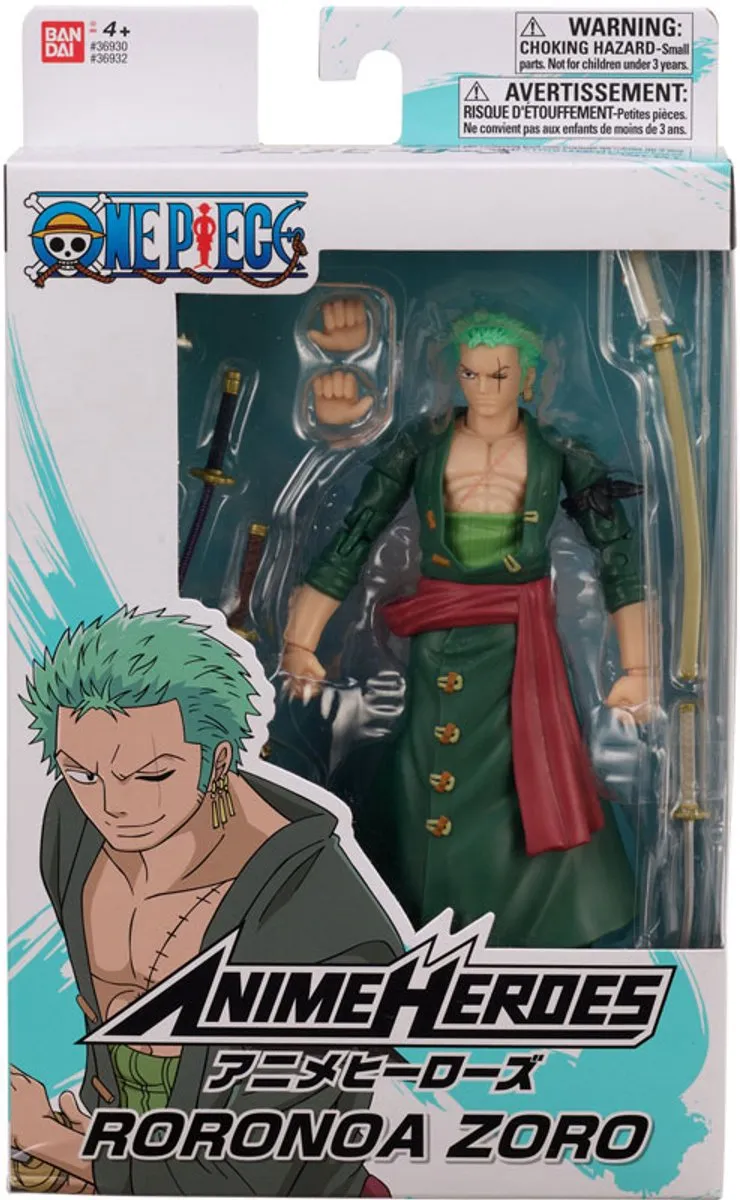 Bandai Namco One Piece Roronoa Zoro Figuur 17cm