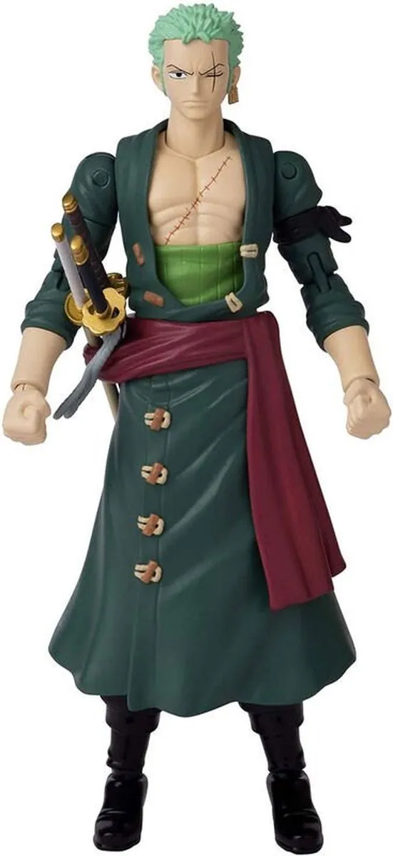 Bandai Namco One Piece Roronoa Zoro Figuur 17cm - Multicolor