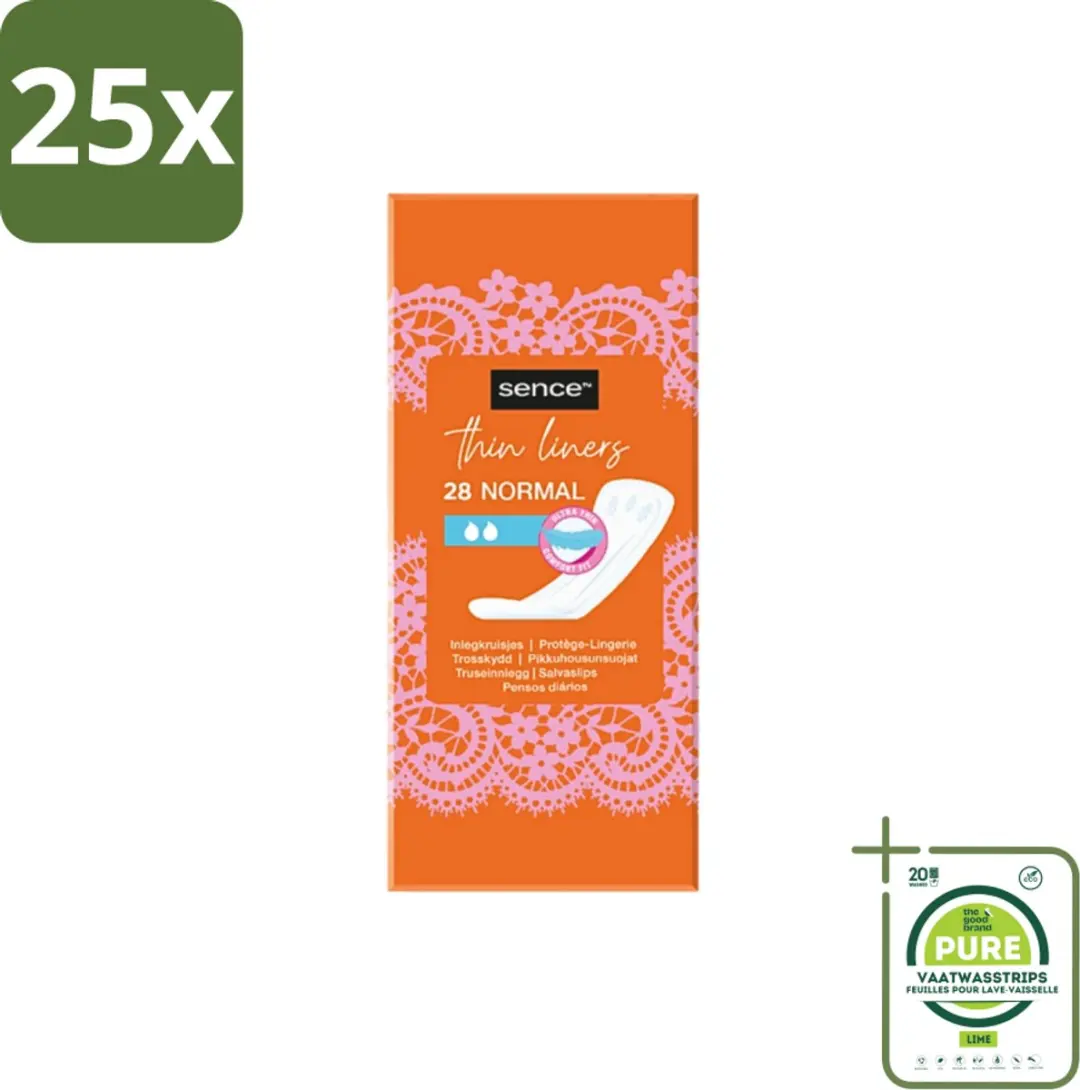 Sence Dagelijks Comfort Inlegkruisjes 25x28 Stuks