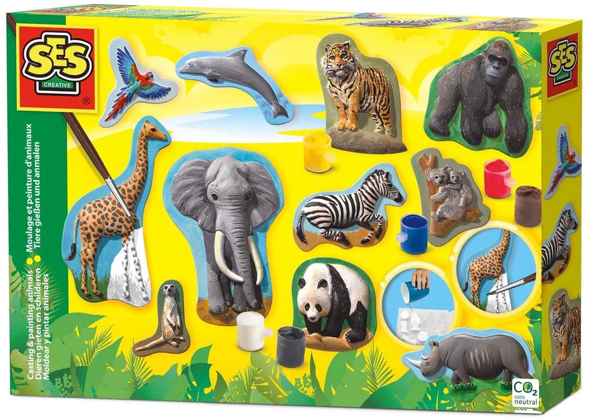 SES Creative Gieten en Schilderen Dieren