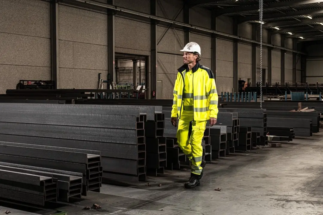 Herock Torex High Vis Werkbroek Heren Geel - Maat 54