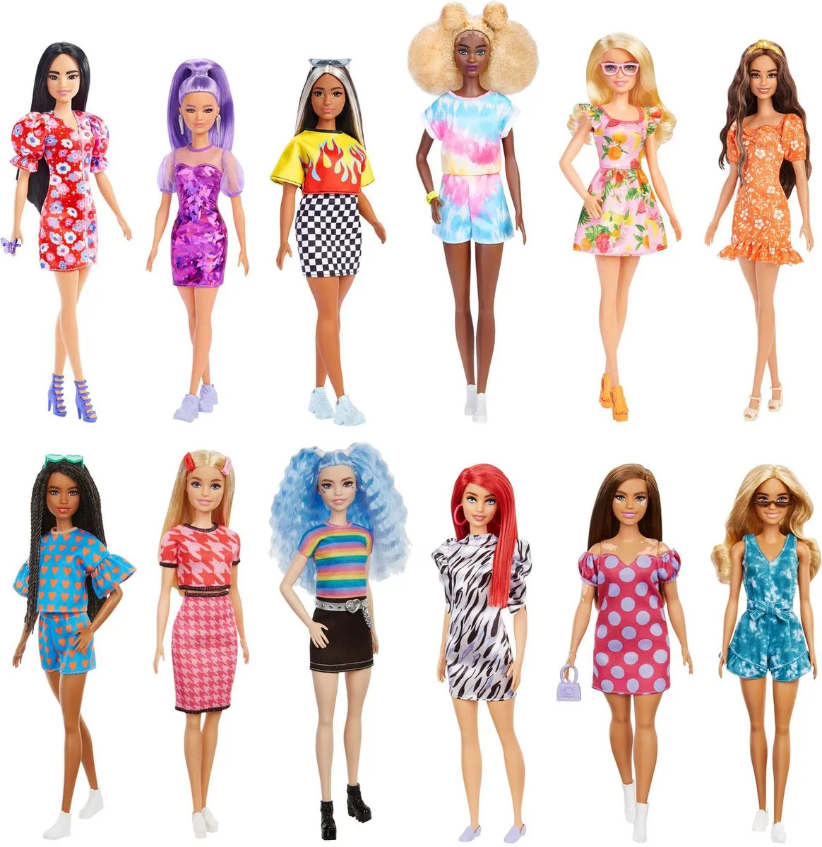 Barbie Fashionistas Assorti - Multicolor